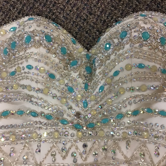 Mori Lee mermaid Formal Wedding dress STUNNING 500$wedding - Picture 5 of 8